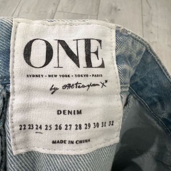 One by One Teaspoon Freelove Distressed Skirt Size 24 - Picture 5 of 6